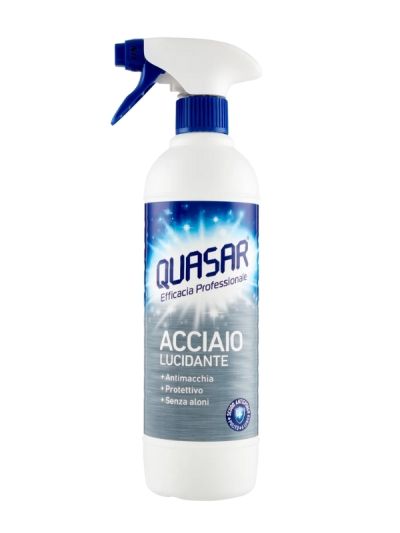QUASAR Spray Acciaio Lucidante 680Ml