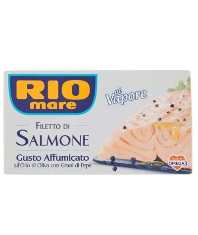 RIO MARE Gedämpftes Lachsfilet Geräuchertes Aroma 150G