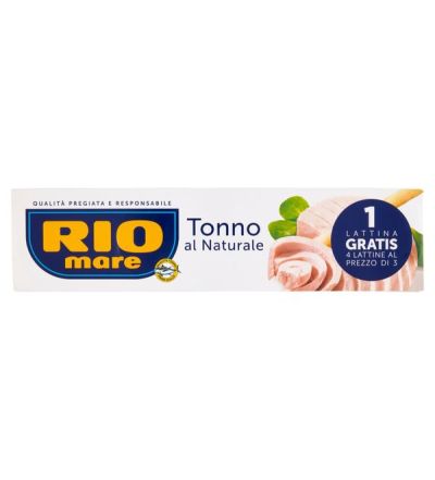 RIO MARE Thunfisch In Natural 4X80G