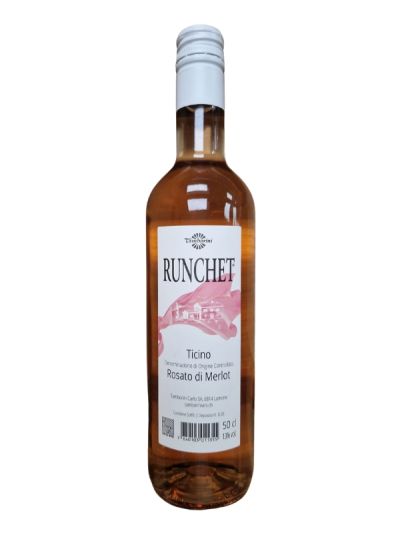 RUNCHET Roséwein Wein Aus Dem Tessin  DOC 50Cl 12.5 % Vol