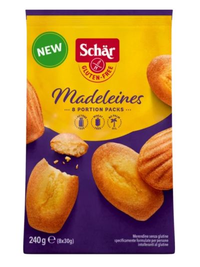 SCHAR  Gluten Free Madeleines 8pz 30gr