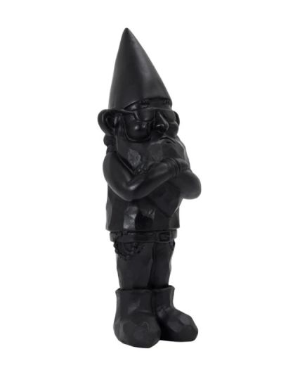 Oggetto Decorativo In Poliresina Nano Nero 33Cm