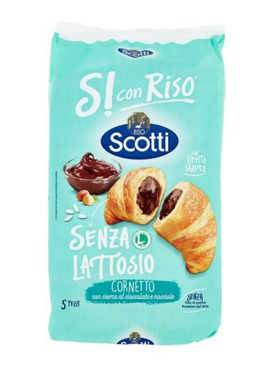 SI CON RISO Cornetto À La Crème Sans Lactose 250G