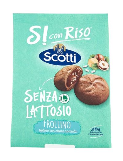 SI CON RISO Sablés À La Crème De Noisettes Sans Lactose 200G