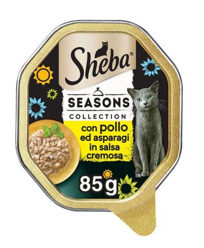 SHEBA Aliments Humides Poulet Et Asperges 85G