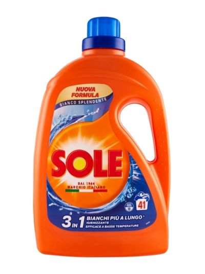 SOLE Waschmittel Für Die Waschmaschine Strahlendes Weiß 1845Ml