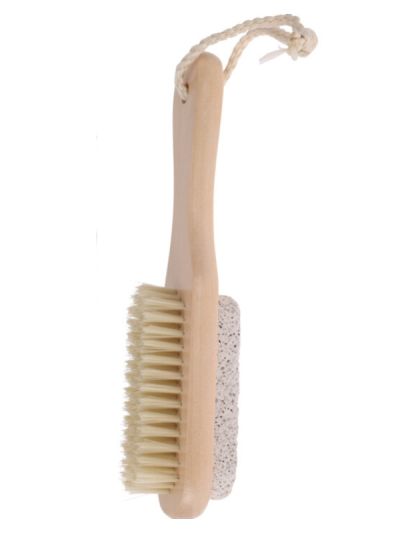 Holz-Pedikürebürste 18x4cm