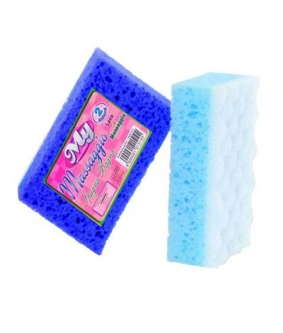 Éponge De Massage Rectangulaire Pour Le Bain - Assortis