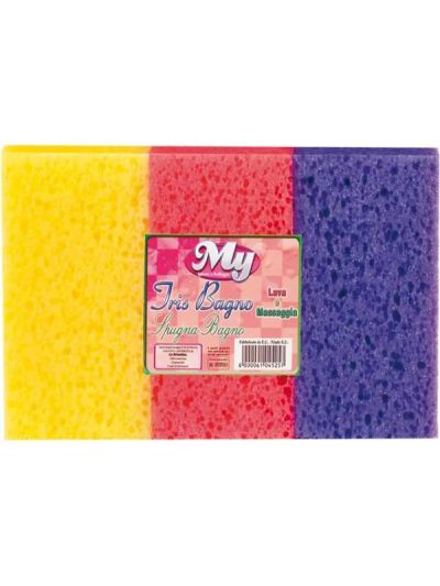 Éponge De Bain Tris 3 Pièces - Assortis