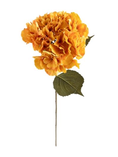 Tige D'Hortensia Orange 83Cm