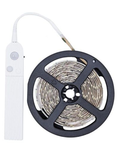  Ruban Rgb 90 Leds Blanches Avec Detecteur De Mouvement 300Cm