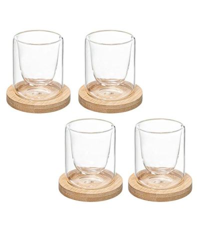 Set 4 Tazzine Cléa In Vetro 10Cl