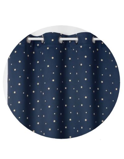 Rideau Pour Chambre D'Enfant Sur Le Thème De L'Espace 135X260Cm