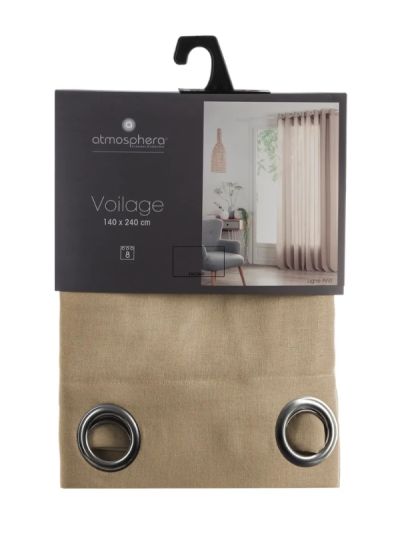 Tenda Per Finestra Ana Color Lino 140X240Cm