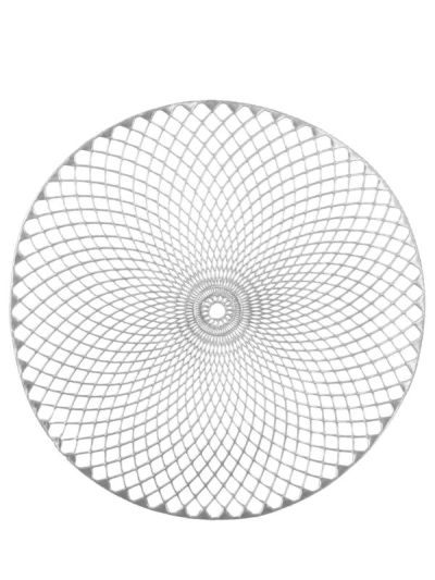 Tischset Für Weihnachten Silber 38Cm