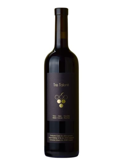 TRE TALENTI Rosso Wein Aus Dem Tessin  IGT 75Cl 13.2 % Vol