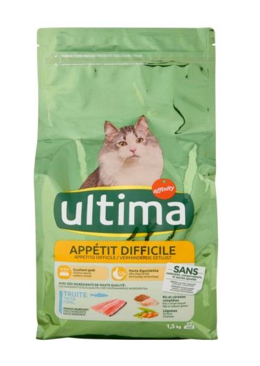 ULTIMA Croccantini Appetito Difficile Trota 1.5Kg