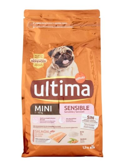 ULTIMA Mini Sensible Croquettes Saumon 1.5Kg