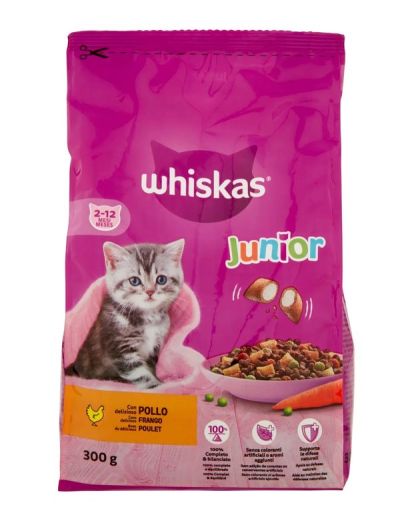 WHISKAS Junior Croccantini Pollo 300G