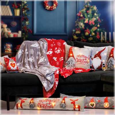 Coperte, Plaid, Cuscini Natale