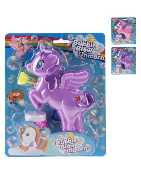 Gioco Da Spiaggia Pistola Spara Bolle Unicorno 40Ml - Assortito-0