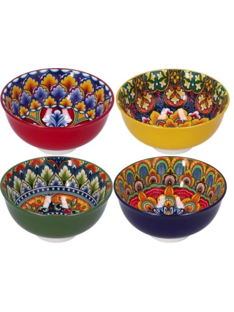 Bol En Céramique Hilar 10X4Cm - Assorti