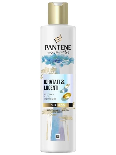 PANTENE Pro-V Shampoo Für Hydratisiertes & Glänzendes Haar 250Ml